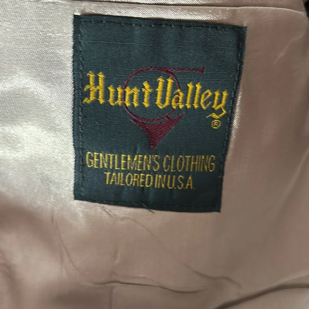Vintage Hunt Valley Men 2 Button Blazer 100% Camel Hair Made in USA 42 Tan Brown